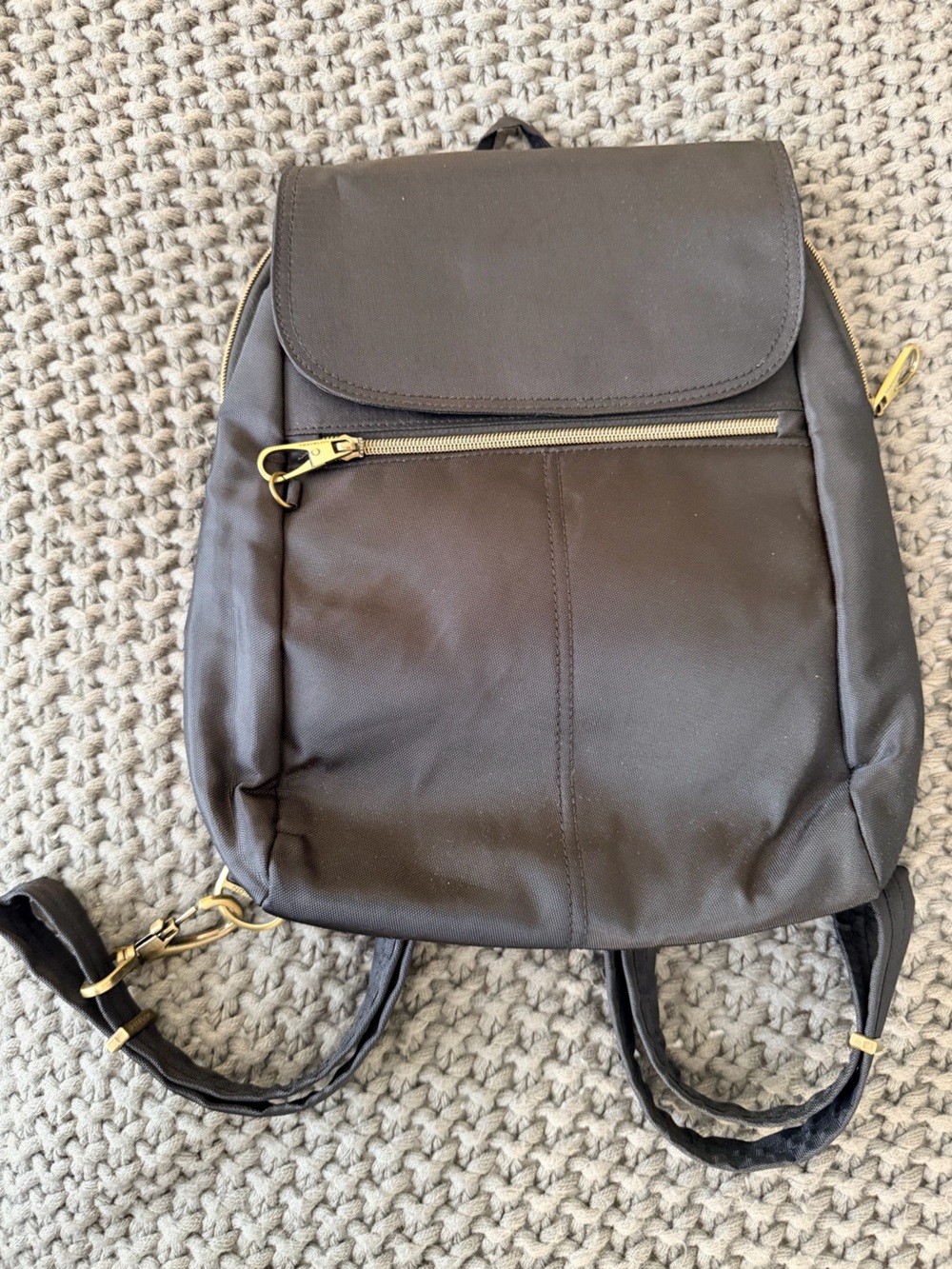 Travelon Classic Black Women's anti-theft travel Backpack